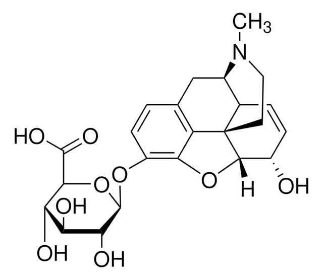 Morphine-3-&#946;-D-glucuronide solution 100&#160;&#956;g/mL in methanol: water ( 50:50(v/v)), ampule of 1&#160;mL, certified reference material, Cerilliant&#174;