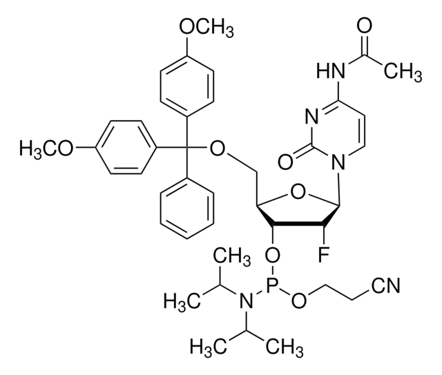 DMT-2'フルオロ-dC(ac) ホスホロアミダイト configured for (ÄKTA&#174; and OligoPilot&#174;)