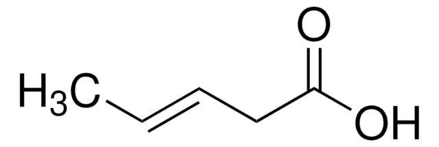 3-Pentenoic acid is mainly present in the trans-form (&#8805;90% GC), &#8805;95.0% (sum of isomers, GC)