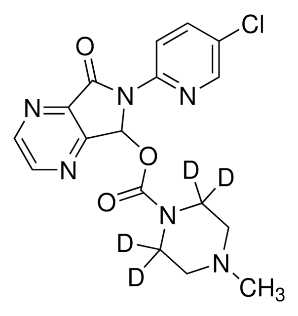 ゾピクロン-D4 溶液 100&#160;&#956;g/mL in acetonitrile, ampule of 1&#160;mL, certified reference material, Cerilliant&#174;