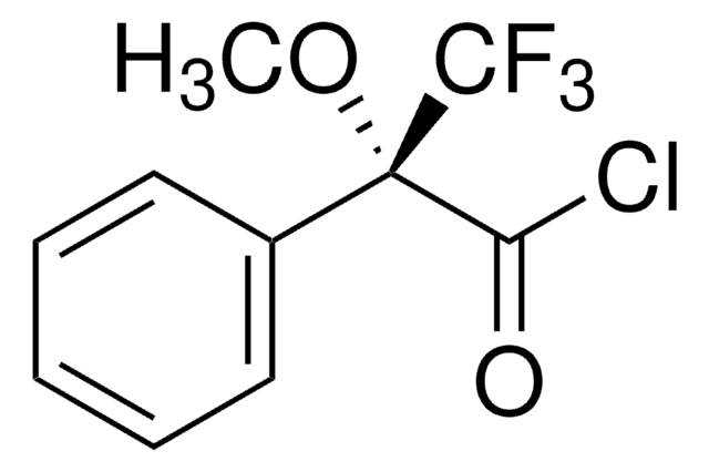 Chlorure de (R)-(&#8722;)-&#945;-méthoxy-&#945;-(trifluorométhyl)phénylacétyle for chiral derivatization, LiChropur&#8482;, &#8805;99.0%