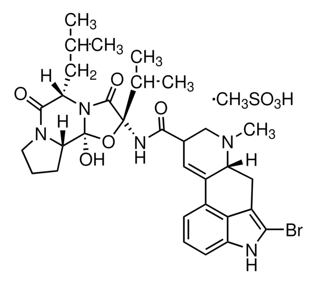 2-Bromo-&#945;-ergocryptine methanesulfonate salt solid