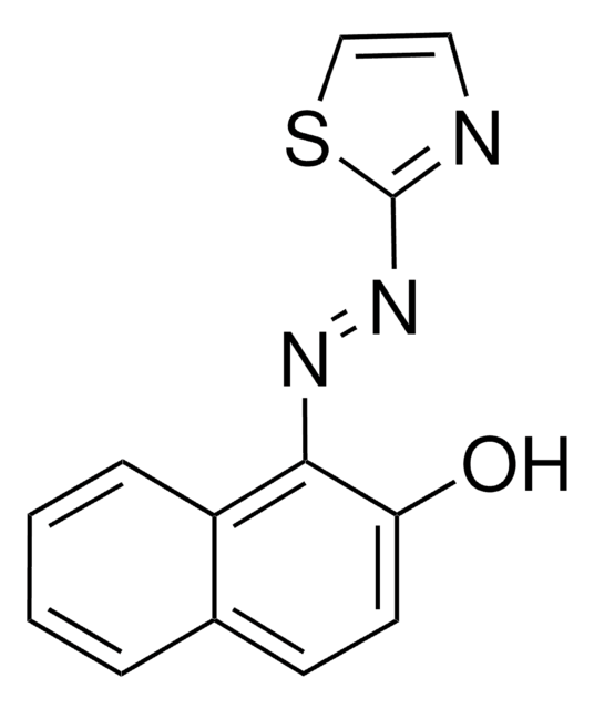 1-(2-噻唑偶氮)-2-萘酚 for spectrophotometric det. of Cd, Co, Cu, Mn, Ni, Tl, &#8805;99.0%