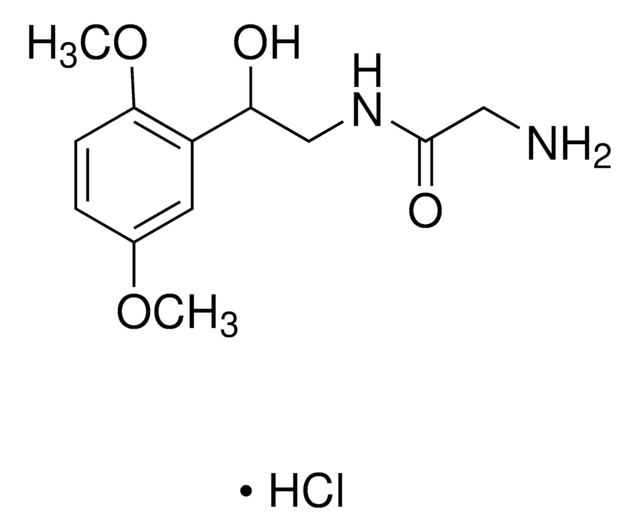 ミドドリン 塩酸塩 pharmaceutical secondary standard, certified reference material