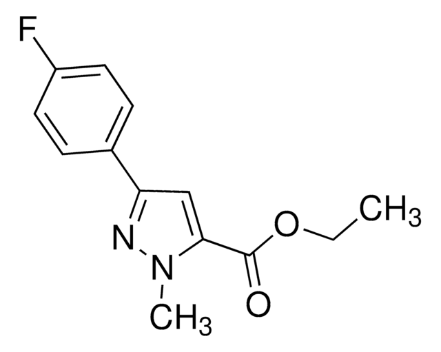 Ethyl 3-(4-fluorophenyl)-1-methyl-1H-pyrazole-5-carboxylate AldrichCPR