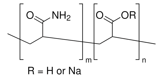 ポリ(アクリルアミド-co-アクリル酸) ナトリウム塩含有 Mw 520,000, Mn 150,000 (Typical), acrylamide ~80&#160;wt. %