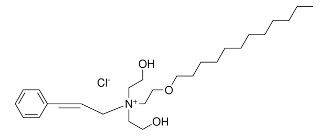 BIS-(2-HYDROXYETHYL)-CINNAMYL(2-DODECYLOXYETHYL)AMMONIUM CHLORIDE AldrichCPR