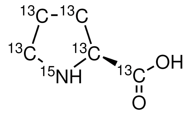 L-Prolin-13C5,15N 98 atom % 15N, 98 atom % 13C, 95% (CP)