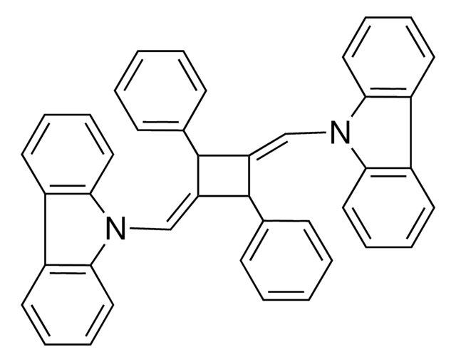 9-{[3-(9H-CARBAZOL-9-YLMETHYLENE)-2,4-DIPHENYLCYCLOBUTYLIDENE]METHYL}-9H-CARBAZOLE AldrichCPR