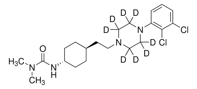 卡利拉嗪-D8 溶液 100&#160;&#956;g/mL (Acetonitrile: Water with 1% 1M HCl (50:50) (v/v)), certified reference material, ampule of 1&#160;mL, Cerilliant&#174;