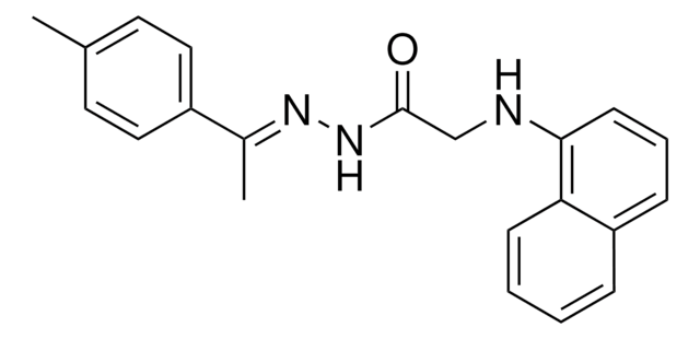 N'-(1-(4-METHYLPHENYL)ETHYLIDENE)-2-(1-NAPHTHYLAMINO)ACETOHYDRAZIDE AldrichCPR