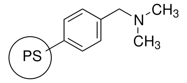 Dimethylaminomethyl-polystyrol 200-400&#160;mesh particle size, extent of labeling: 3-4&#160;mmol/g base loading, matrix crosslinked with 2% DVB