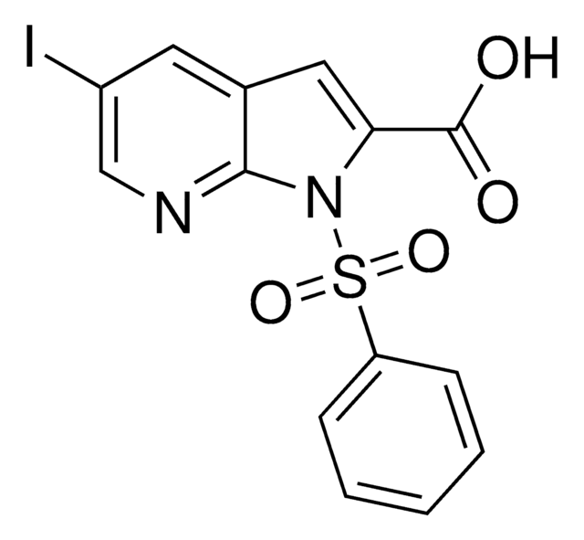 5-Iodo-1-(phenylsulfonyl)-1H-pyrrolo[2,3-b]pyridine-2-carboxylic acid AldrichCPR