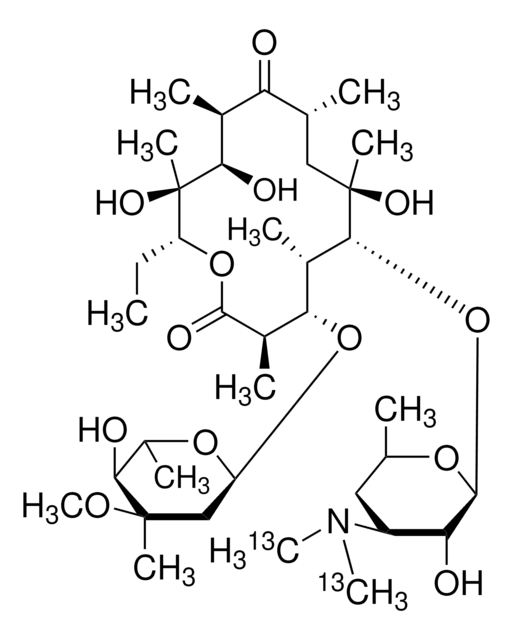 エリスロマイシン-(N,N-ジメチル-13C2) 99 atom % 13C, 95% (CP)