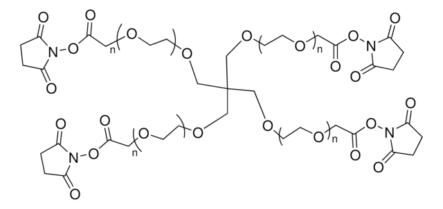 4arm-PEG10K-Succinimidyl Carboxymethyl Ester average Mn 10,000