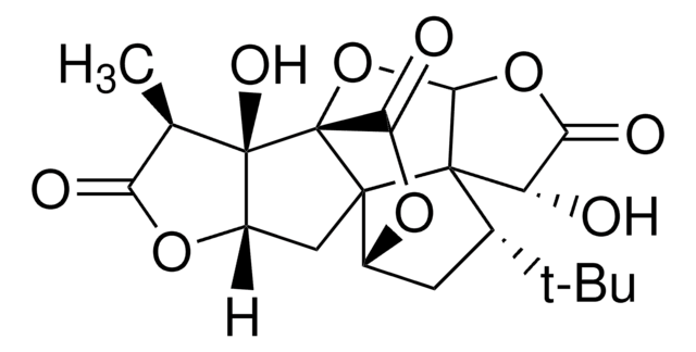 银杏内酯 A 来源于银杏 叶 analytical standard, &#8805;90% (HPLC)