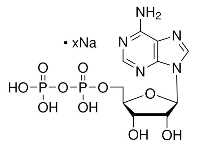 Adénosine 5&#8242;-diphosphate sodium salt bacterial, &#8805;95% (HPLC)