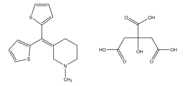 3-[di(2-thienyl)methylene]-1-methylpiperidine 2-hydroxy-1,2,3-propanetricarboxylate AldrichCPR