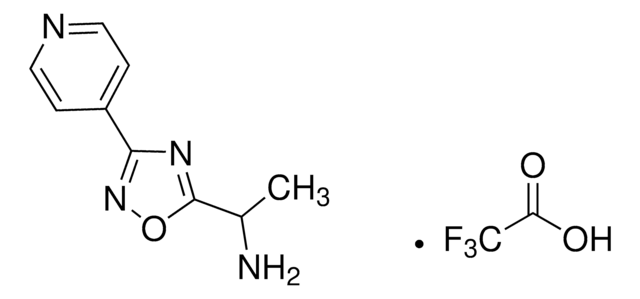 1-(3-Pyridin-4-yl-1,2,4-oxadiazol-5-yl)ethanamine trifluoroacetate salt AldrichCPR