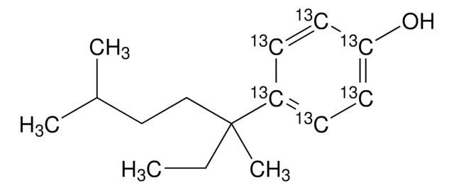 4-(3,6-Dimethyl-3-heptyl)-phenol-Ring-13C6 -Lösung 10&#160;&#956;g/mL in acetone, analytical standard