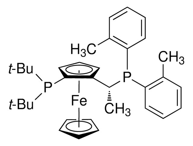 (R)-1-[(SP)-2-(Di-tert.-butylphosphino)-ferrocenyl]-ethyl-bis-(2-methylphenyl)-phosphin 97%