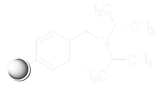 聚合物键合型二异丙胺 100-200&#160;mesh, extent of labeling: 2.0-3.5&#160;mmol/g loading, 1&#160;% cross-linked with divinylbenzene