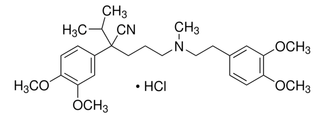 (±)-Verapamil hydrochloride Pharmaceutical Secondary Standard; Certified Reference Material