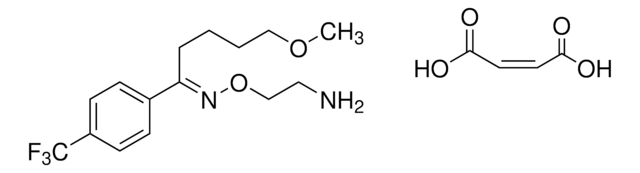 Fluvoxamine maleate 1.0&#160;mg/mL in methanol (as free base), certified reference material, Cerilliant&#174;