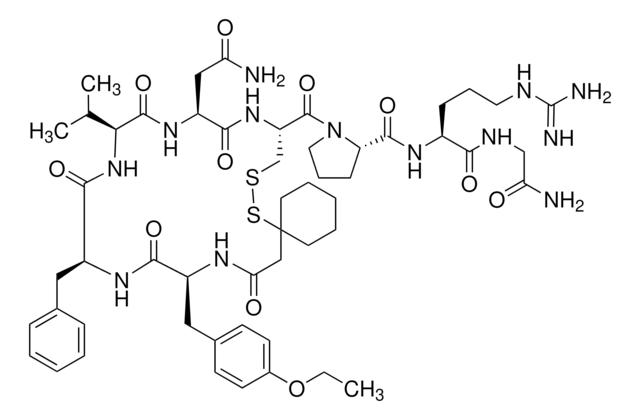 [&#946;-Mercapto-&#946;,&#946;-cyclopentamethylenepropionyl1, O-Et-Tyr2, Val4, Arg8]-Vasopressin &#8805;97% (HPLC)