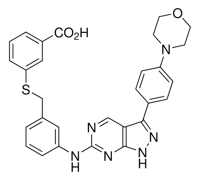 MyoVin-1 A pyrazolopyrimidine compound that blocks ADP release from the actomyosin complex and acts as a potent, reversible and uncompetitive inhibitor of actin-stimulated ATPase activity of myosin V.