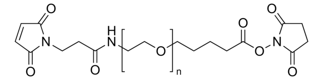 聚（乙二醇）（N-羟基琥珀酰亚胺5-戊酸酯）醚 N&#8242;-（3-马来酰亚胺基丙酰基）氨基乙烷 average Mn 4,000
