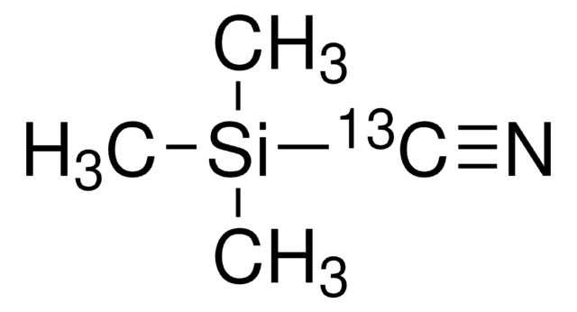 Trimethylsilylcyanid-13C 99 atom % 13C, 97% (CP)