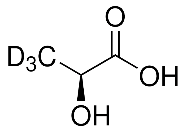 L-乳酸-3,3,3-d3 溶液 85&#160;% (w/w) in H2O, &#8805;98 atom % D, &#8805;98% (CP), &#8805;98% (Chiral Purity, HPLC)