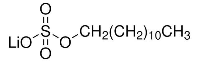 Dodécylsulfate de lithium BioReagent, for molecular biology, suitable for electrophoresis