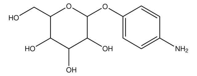 4-アミノフェニル &#946;-D-ガラクトピラノシド &#8805;98% (TLC), &#946;-galactosidase substrate