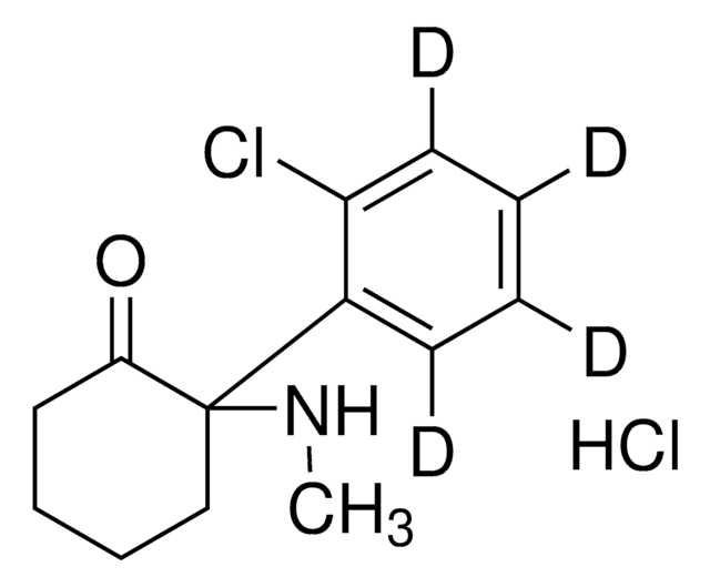 Ketamin-D4 -hydrochlorid -Lösung 100&#160;&#956;g/mL in methanol (as free base), ampule of 1&#160;mL, certified reference material, Cerilliant&#174;