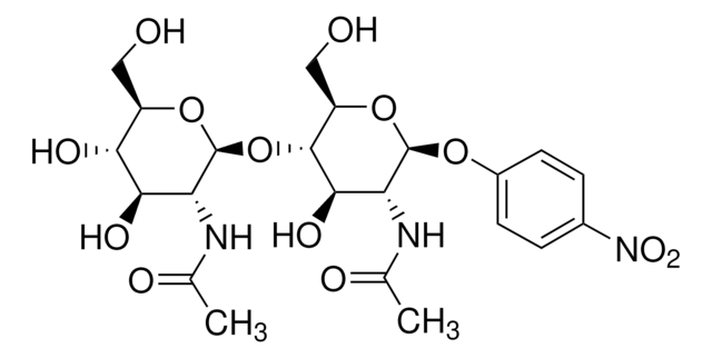 4-Nitrophenyl N,N&#8242;-diacetyl-&#946;-D-Chitobiosid &#8805;99% (TLC)