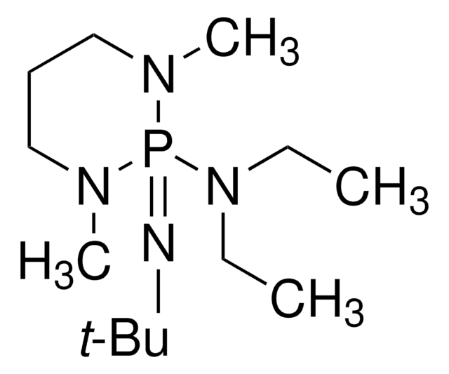 2-tert.-Butylimino-2-diethylamino-1,3-dimethyl-perhydro-1,3,2-diaza-phosphorin purum, &#8805;98.0% (GC)