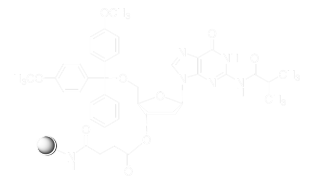 DMT-dG(ib)-CPG pore size 1000&#160;Å, 25-35&#956;mol/g