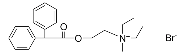 DIETHYL(2-(DIPHENYLACETOXY)-ETHYL)METHYLAMMONIUM BROMIDE AldrichCPR