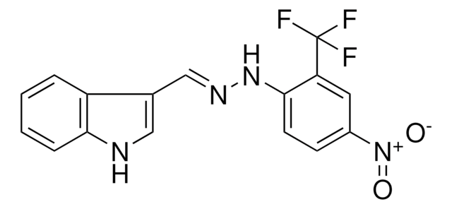 1H-INDOLE-3-CARBALDEHYDE (4-NITRO-2-(TRIFLUOROMETHYL)PHENYL)HYDRAZONE AldrichCPR