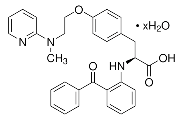 GW1929 水和物 &gt;98% (HPLC), solid