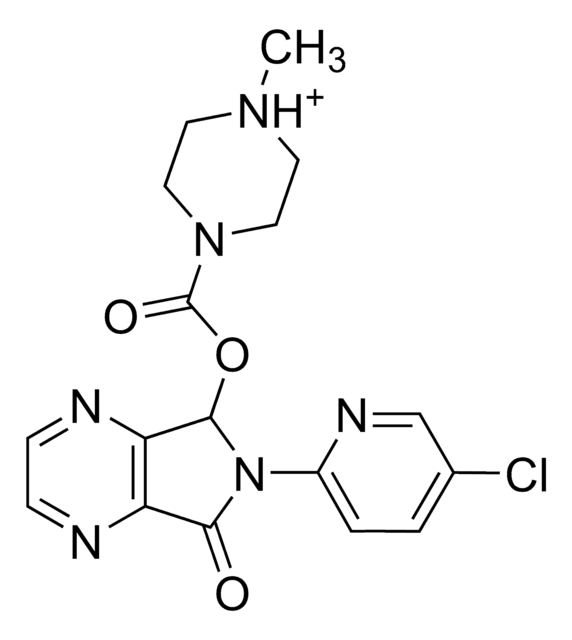 ゾピクロン 溶液 1.0&#160;mg/mL in acetonitrile, ampule of 1&#160;mL, certified reference material, Cerilliant&#174;