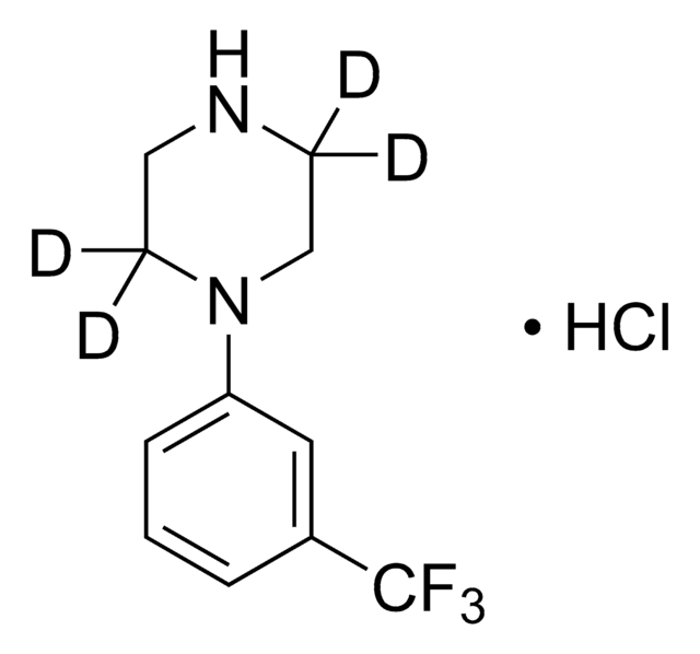 3-Trifluormethylphenylpiperazin (TFMPP)-D4 -hydrochlorid -Lösung 100&#160;&#956;g/mL in methanol (as free base), ampule of 1&#160;mL, certified reference material, Cerilliant&#174;