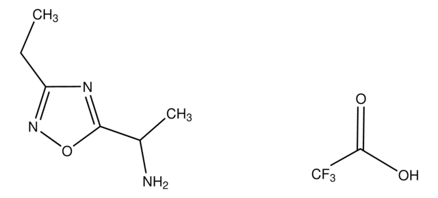 1-(3-Ethyl-1,2,4-oxadiazol-5-yl)ethanamine trifluoroacetate AldrichCPR