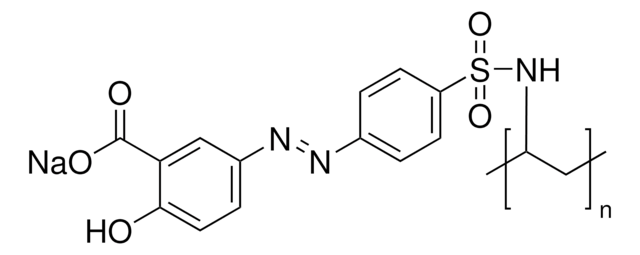 Poly[1-[4-(3-carboxy-4-hydroxyphenylazo)benzolsulfonamid]-1,2-ethandiyl, Natriumsalz] technical grade