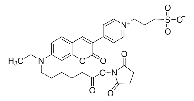 Fluoreszenz-Rot Mega 485 NHS-Ester BioReagent, suitable for fluorescence, &#8805;90% (coupling to amines)