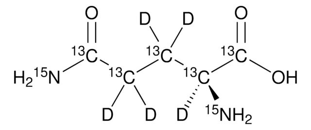 L-Glutamine-13C5,15N2,2,3,3,4,4-d5 98 atom % D, 98 atom % 15N, 99 atom % 13C, 95% (CP)