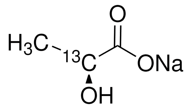 Natrium-L-lactat-2-13C -Lösung 45-55&#160;% (w/w) in H2O, &#8805;99 atom % 13C, &#8805;98% (CP), &#8805;98% (Chiral Purity, HPLC)