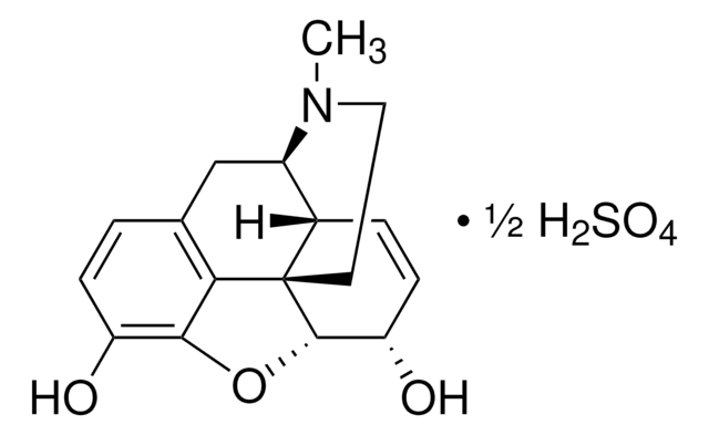 吗啡 硫酸盐 溶液 1.0&#160;mg/mL in methanol, drug standard